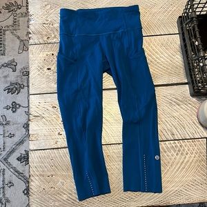 Fast and Free Crop 19” *nulux lululemon leggings